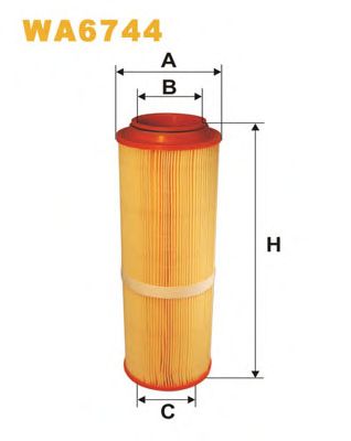 WIX FILTERS wa6744 -  Воздушный фильтр